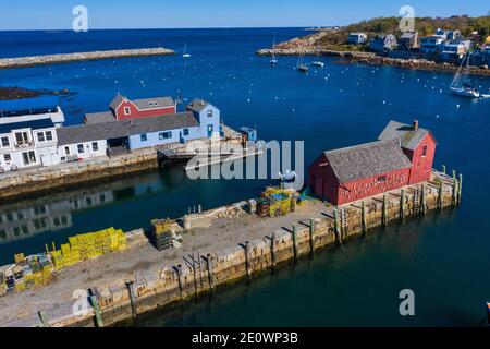 Bearskin Neck, Rockport, Massachusetts Stockfoto