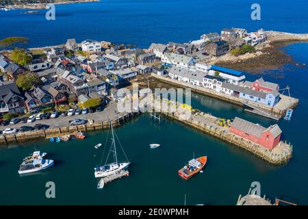 Bearskin Neck, Rockport, Massachusetts Stockfoto