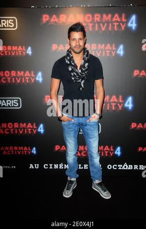 Nicolas Suret bei der Premiere von 'Paranormal Activity 4', die am 19. Oktober 2012 im Kino UGC Bercy in Paris, Frankreich, stattfand. Foto von ABACAPRESS.COM Stockfoto