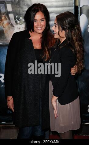 Lola Dewaere und Fanny Valette nehmen an der Premiere von "La Traversée" Teil, die am 30. Oktober 2012 im UGC Les Halles in Paris, Frankreich, stattfand. Foto von ABACAPRESS.COM Stockfoto