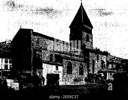 Les vitraux du Moyen âge et de la Renaissance dans la région lyonnaise - 078 - Église Beaujeu. Stockfoto