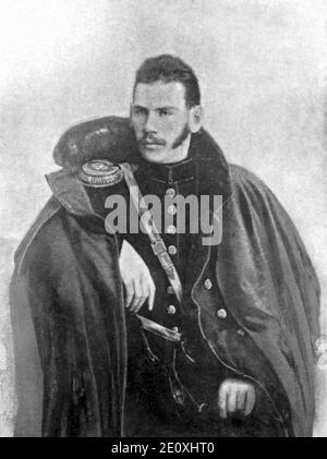 Lew Nikolajewitsch Tolstoi 1854. Stockfoto