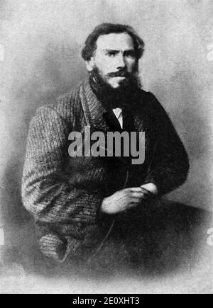 Lew Nikolajewitsch Tolstoi 1860er Jahre. Stockfoto