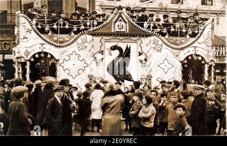 Liverpool Tram, Queen Victoria Golden Jubilee 1887. Stockfoto