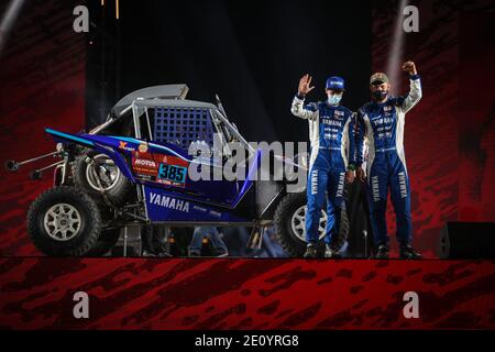 385 Ekstrom Mattias (swe), Bergvist Emil (swe), Yamaha, X-RAID Yamaha Racing Rally Unterstütztes Team, Leichtfahrzeuge Prot / LM Stockfoto