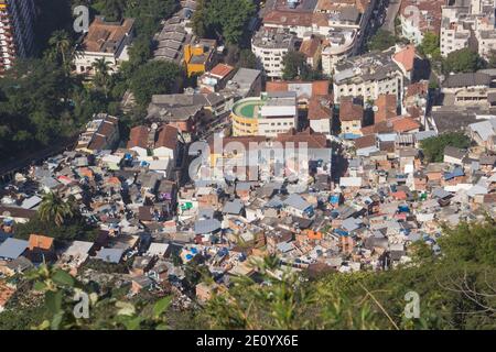 Landschaftlich schöner Blick auf die Stadt Rio de Janeiro In Brasilien Stockfoto