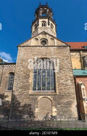 Kirchturm St. Ludgeri, Münster, Nordrhein-Westfalen, Deutschland, Europa Stockfoto