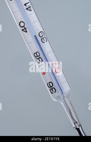Klinisches Thermometer, Quecksilberthermometer, Deutschland, Europa Stockfoto