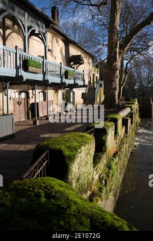 The Saxon Mill im Winter, Warwick, Warwickshire, England, Großbritannien Stockfoto