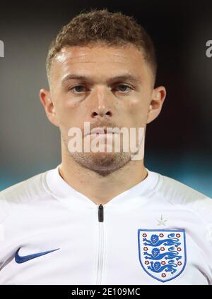 Aktenfoto vom 23-12-2020 von Aktenfoto vom 14-10-2019 von Englands Kieran Trippier. Stockfoto