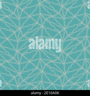 Fischernetz nahtlose Vektor-Muster Stock Vektor