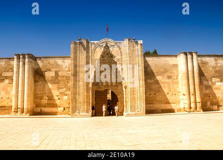 Karawanserei Sultanhani, erbaut 1229 von Sultan Alaaddin Keykubat. Es war ein wichtiger Punkt der Seidenstraße in der Seldschuken-Ära auf dem Weg nach Konya Stockfoto