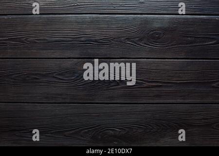 Holz dunkelbraun retro Shabby Planks Wand, Tisch oder Boden Textur Banner background.Wood Schreibtisch Foto mockup Tapete Design für die Dekoration. Stockfoto