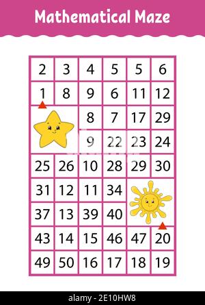 Warmhm Hüpfspiel-Aufkleber Für Den Boden – Zahlen-Hopscotch Als PVC-Sticker, 34x82cm, Bunt
