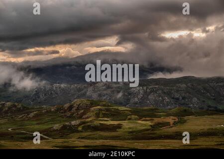 Eskdale Valley, Lake District, West Cumbria, England, Großbritannien Stockfoto