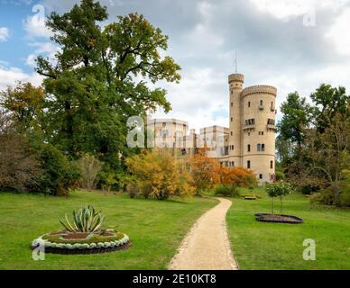 Der Flatow Tower Im Park Babelsberg, Potsdam Stockfoto