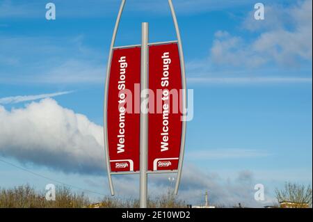 Slough, Berkshire, Großbritannien. Januar 2021. Die Zahl der positiven Covid-19-Fälle in Slough wächst weiterhin mit alarmierender Geschwindigkeit. Quelle: Maureen McLean/Alamy Stockfoto