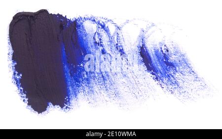 Gouache isoliert auf weißem Hintergrund Stockfoto