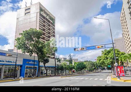 Caracas, Miranda, Venezuela. Januar 2021. Venezuela kehrt am kommenden Montag, dem 4. Januar, bis Sonntag, dem 10. Januar in die radikale Quarantäne zurück und nimmt aufgrund der Entwicklung des Covid-19 im Dezember 2020 das 7-7-Programm wieder auf. Kredit: Jimmy Villalta/ZUMA Wire/Alamy Live Nachrichten Stockfoto