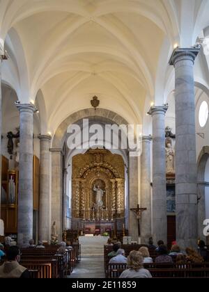 Innenraum der Kathedrale von Beja Stockfoto