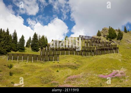 Schneebrücke, Wallmendingerhorn, Allgäuer Alpen, Vorarlberg, Österreich, Europa Stockfoto