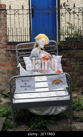 Goostrey Scarecrow Festival Stockfoto