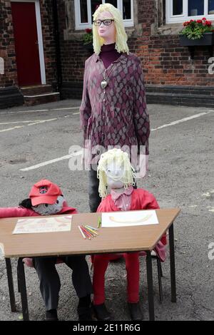 Goostrey Scarecrow Festival Stockfoto