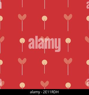 Süßes Lollipops nahtloses Vektor-Muster Stock Vektor