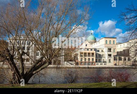 Neue Villen Auf Der Potsdamer Freundschaftsinsel Im Land Brandenburg Stockfoto