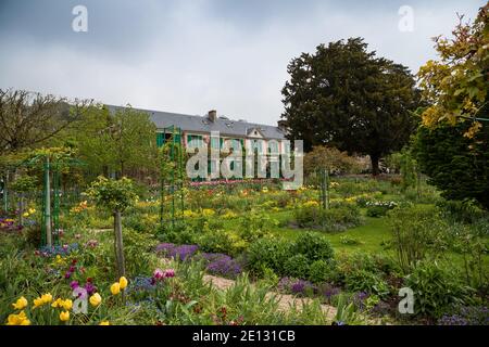 Monets Haus und Gärten in Giverny, Normandie, Frankreich Stockfoto