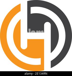 H Logo Template Design Vector Illustration Stock Vektor
