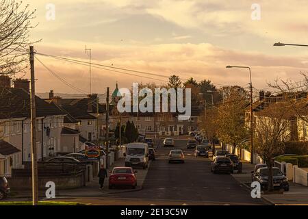 Finglas Village, Dublin, Irland Stockfoto