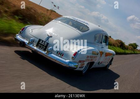 1950 Oldsmobile Rocket 88 für die panamerikanische Rallye vorbereitet Stockfoto