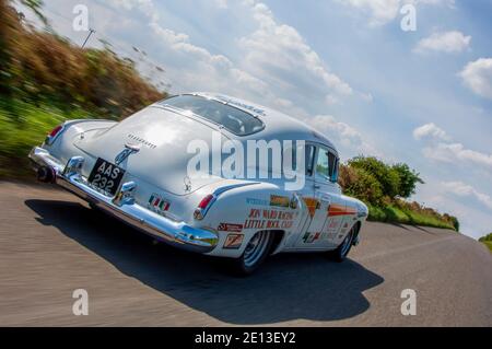 1950 Oldsmobile Rocket 88 für die panamerikanische Rallye vorbereitet Stockfoto