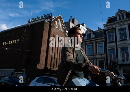 Alltag in den Niederlanden. Photographie de Martin Bertrand / Hans Lucas. Vie quotidienne aux Pays-Bas. Fotografien von Martin Bertrand / Hans L. Stockfoto