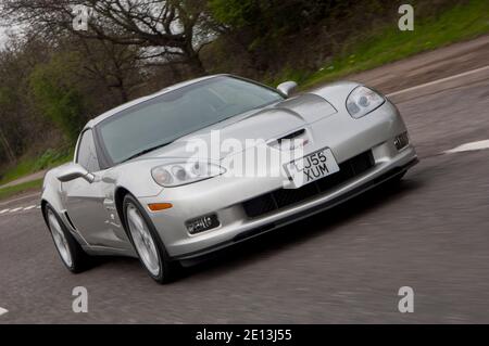 2005 Corvette Z06 amerikanischer V8-Sportwagen Stockfoto