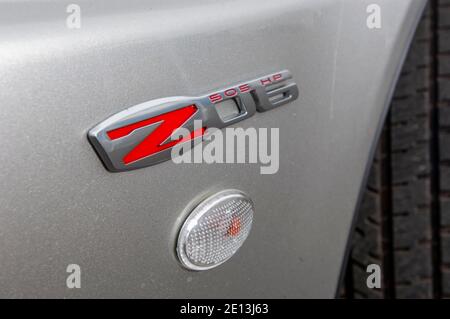 2005 Corvette Z06 amerikanischer V8-Sportwagen Stockfoto