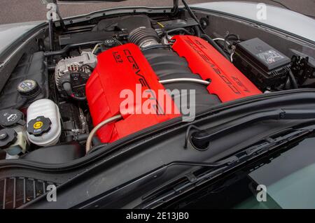 2005 Corvette Z06 amerikanischer V8-Sportwagen Stockfoto