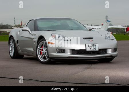 2005 Corvette Z06 amerikanischer V8-Sportwagen Stockfoto