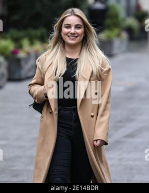 London, Großbritannien. Januar 2021. Sian Welby verlässt die Global Radio Studios in London. Kredit: SOPA Images Limited/Alamy Live Nachrichten Stockfoto