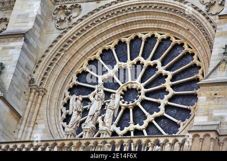 Kathedrale Notre-Dame De Paris Stockfoto