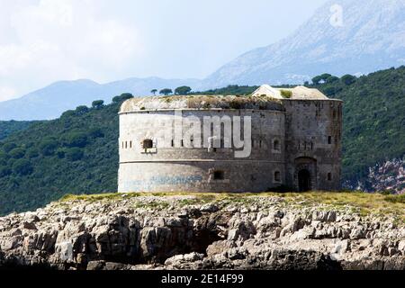 Mamula fotress, Montengro Boka Kotorska Europe Stockfoto