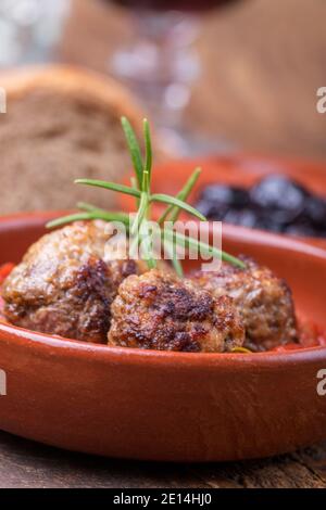Albondigas Stockfoto