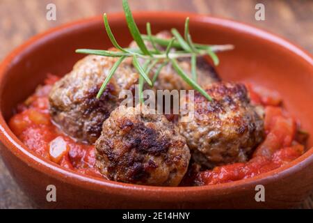 Albondigas Stockfoto