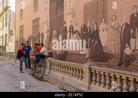 Calle Mercaderes in Havanna, Kuba Stockfoto