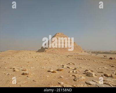 Pyramide von Djoser Stockfoto