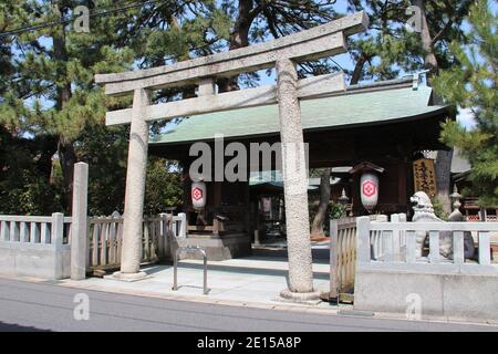 schintoistischer Schrein (Mefu) in matsue in japan Stockfoto