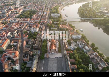 Die Votivkirche und Kathedrale der Katholischen Kathedrale unserer Lieben Frau In Szeged Stockfoto