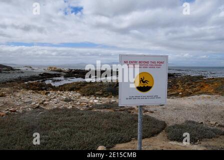 Gefängnis auf Rebben Island, wo Nelson Mandela inhaftiert wurde Stockfoto