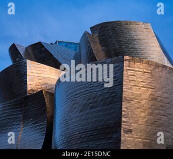 Guggenheim Museum, Bilbao, Vizcaya, Baskenland, Spanien, Europa Stockfoto